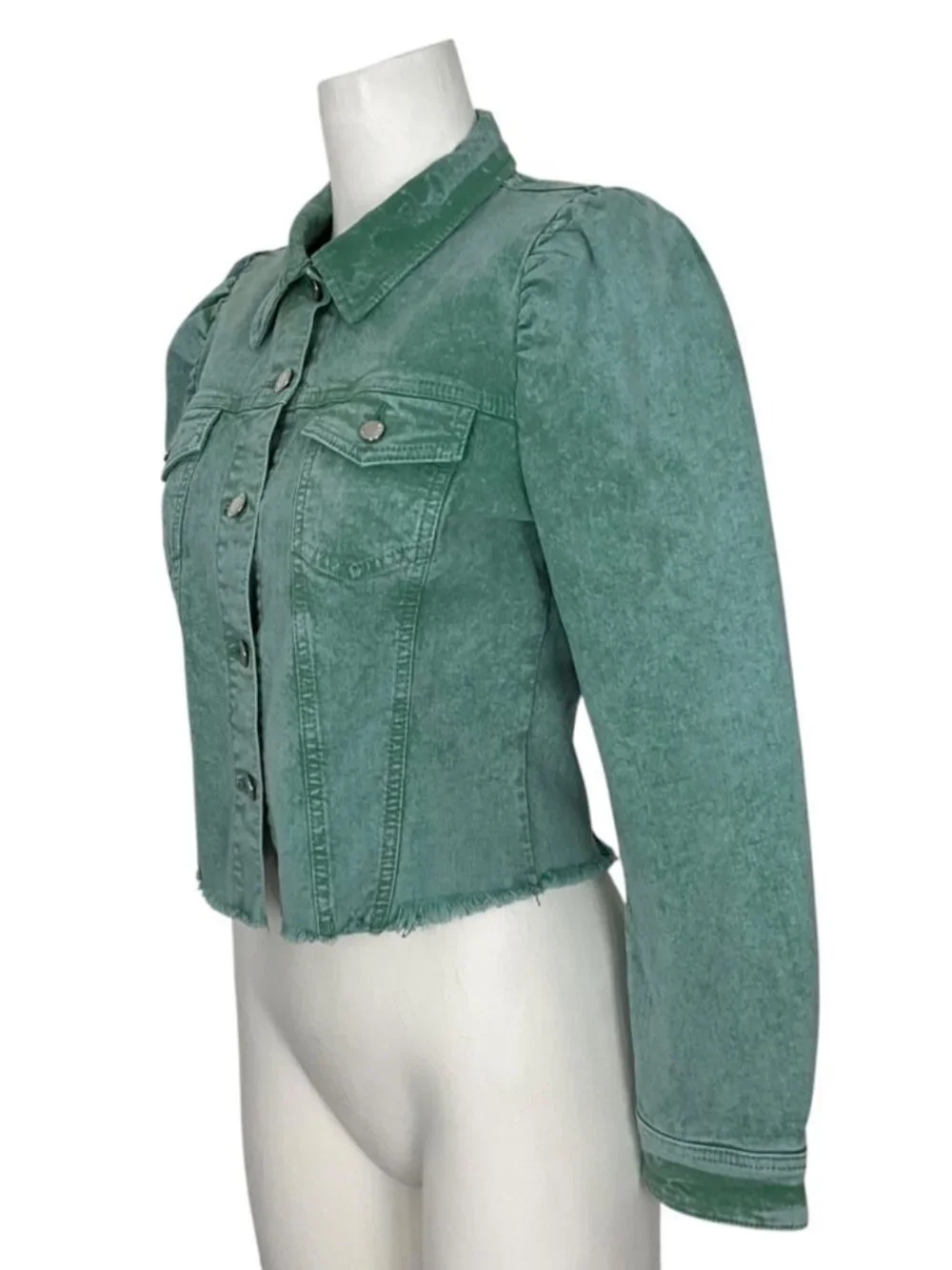 Retrofete Rissa Denim Jacket M Mojito Cropped - Picture 7 of 16